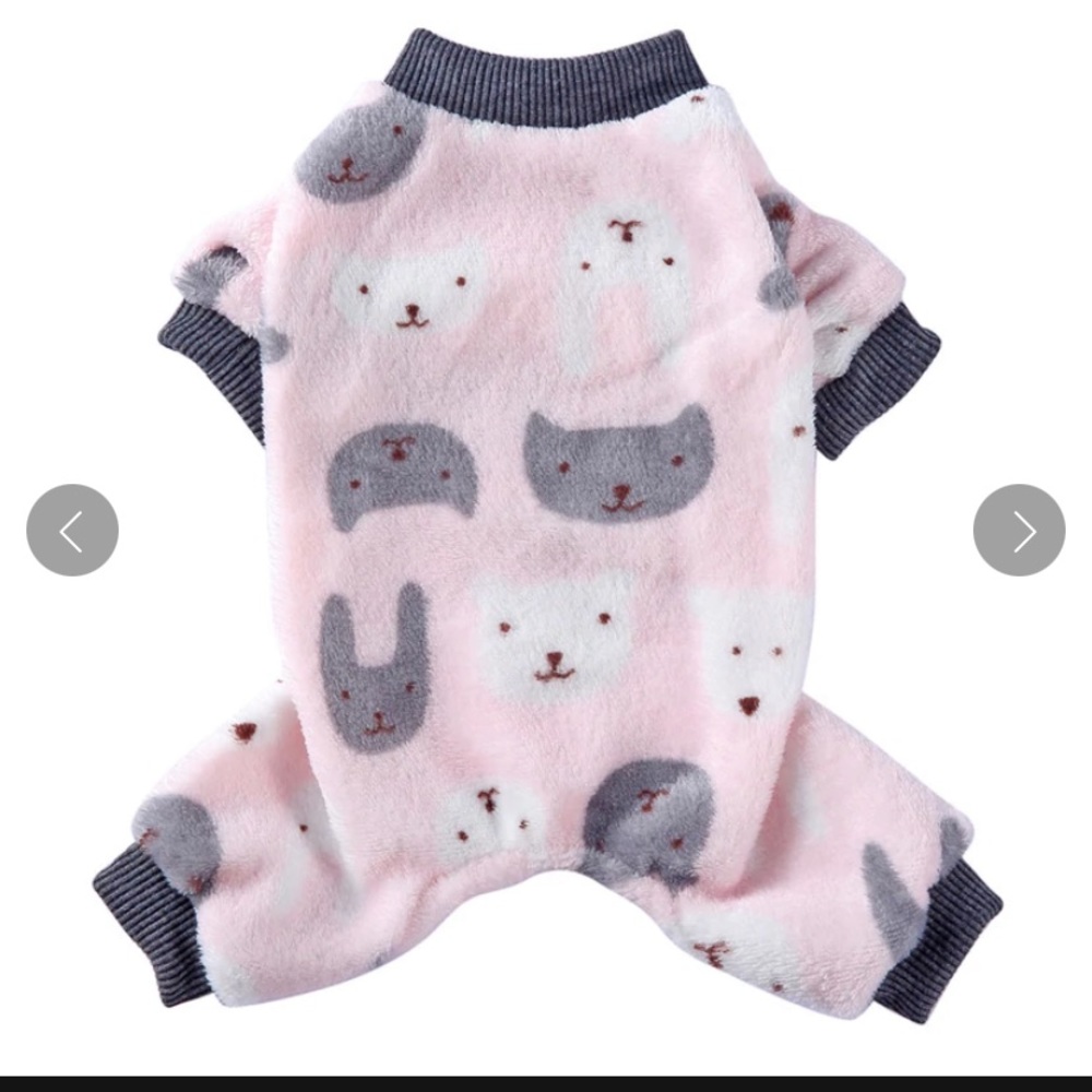 💜🐶HOST PICK💜 NWT The Perfect Pink and Gray Doggie Kitty Pajamas